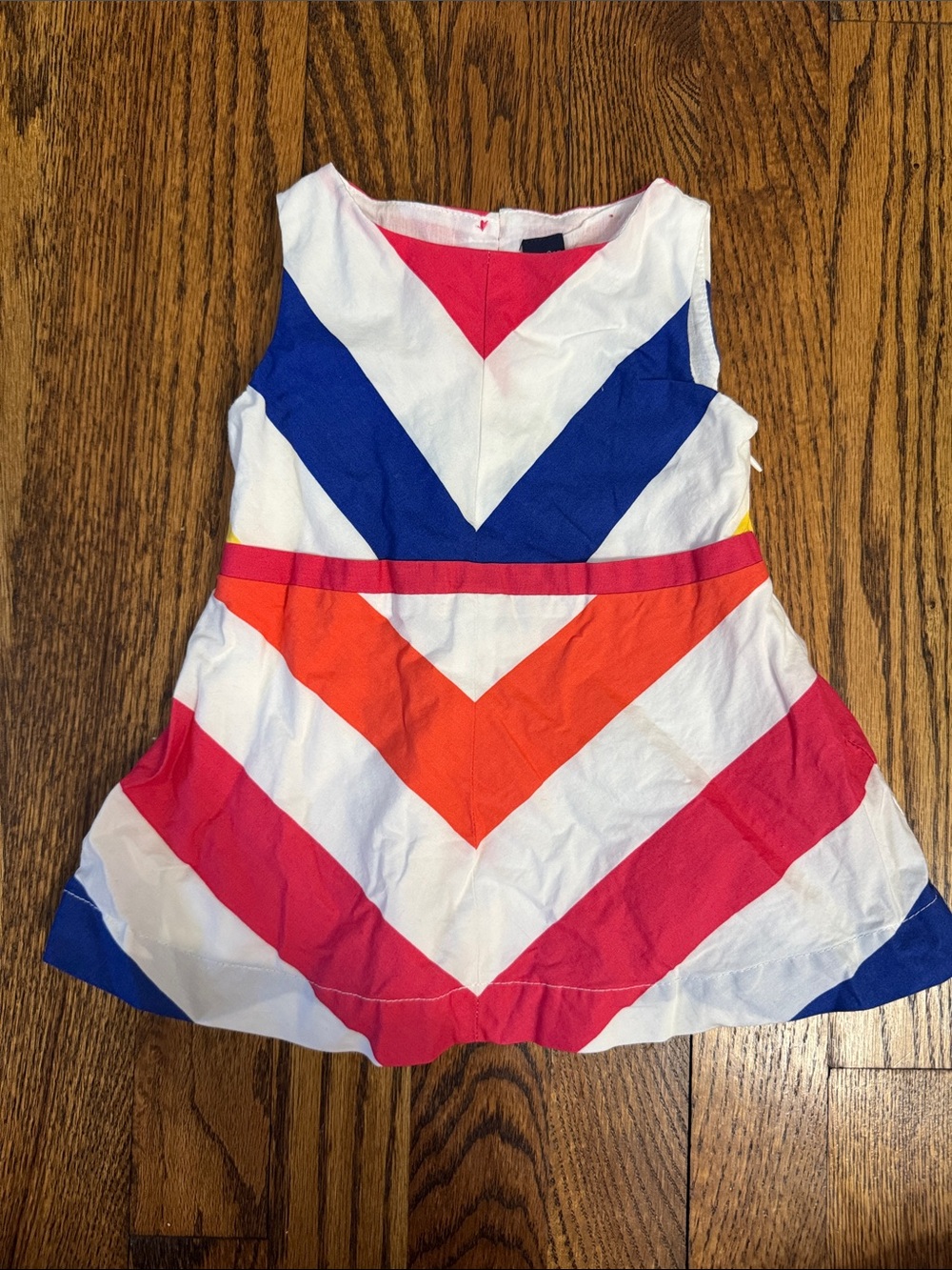 Fall 2012 Baby Gap Rainbow Stripe Chevron Dress Toddler 12-18M